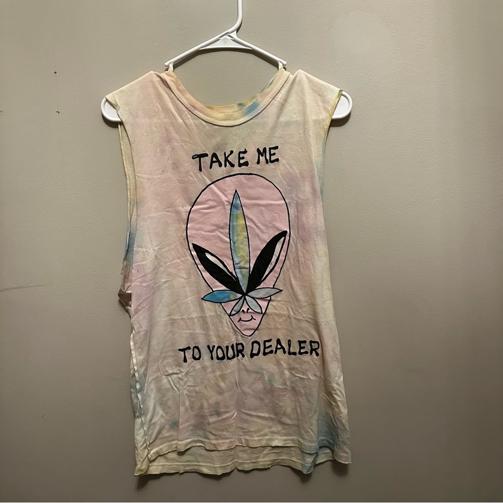 Rare UNIF muscle tank - Take Me To Your Dealer alien